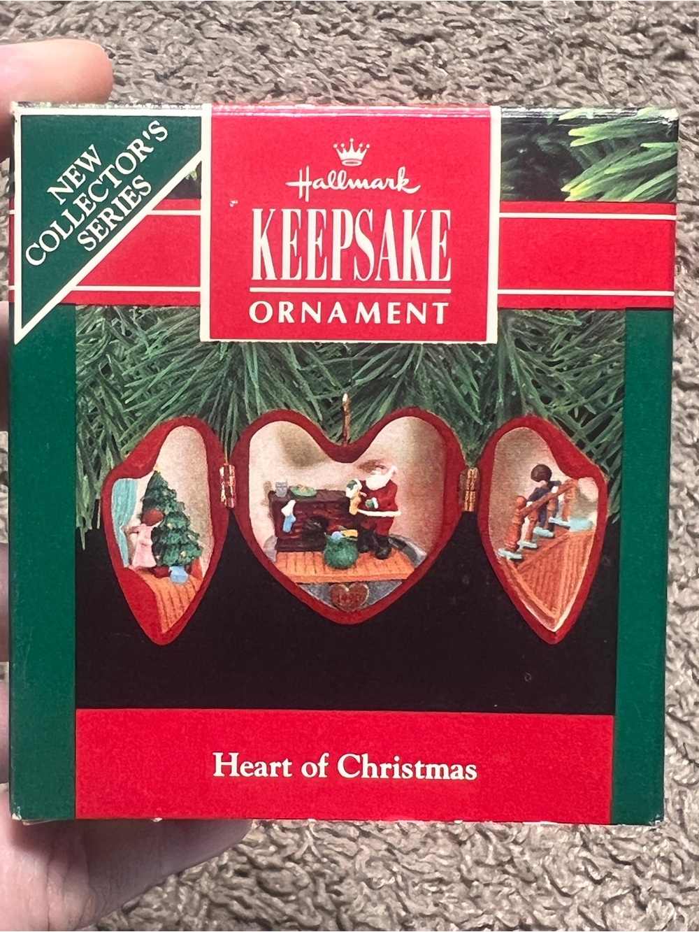 Hallmark Keepsake Ornament Heart of Christmas Collector’s Series 1990